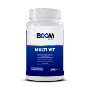 MULTI VIT BOOM NUTRI | Multivitamínico de A a  Z 60 cápsulas
