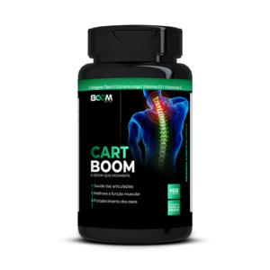 CART BOOM - Colágeno tipo II + Cúrcuma + Vitamina C e D3 -120 Cáps